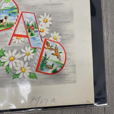 Property Quality Art Novelty Co. Land Print Numbered 40/27A NATL Process A-367