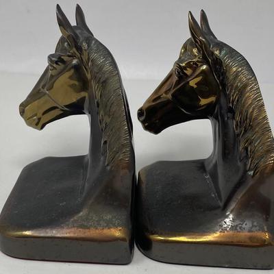Twin Horse Book Ends