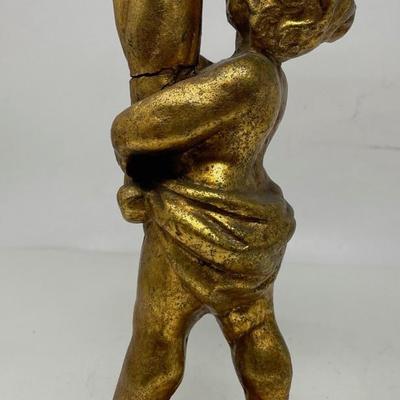 Twin Cherubs in Gilt Coat