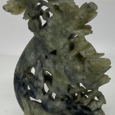 Beautiful Chinese Soap Stone Bird Sculpture