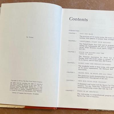1971 The New York Times Complete Guide to Auto Racing English