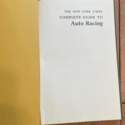 1971 The New York Times Complete Guide to Auto Racing English
