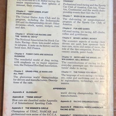 1971 The New York Times Complete Guide to Auto Racing English
