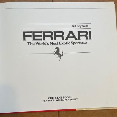 1993 Ferrari - The World's Most Exotic Sportscar - by Bill Reynolds English Mint Condition