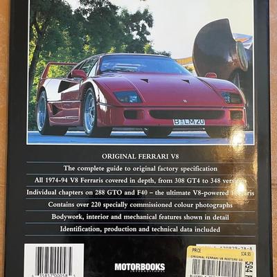 1997 Original Ferrari V8; Hardcover ISBN: 1870979788 English Mint Condition