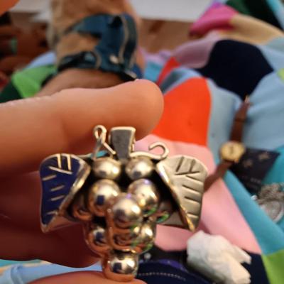 Silver pin