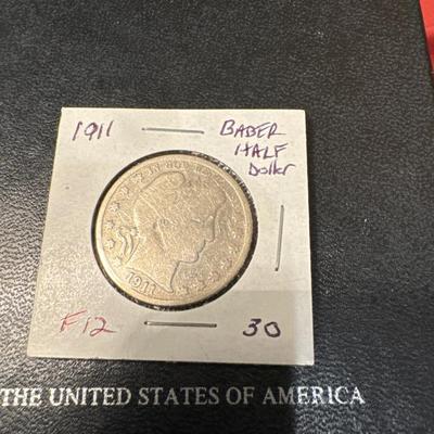 1911 BABER HALF DOLLAR F12