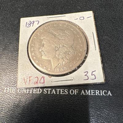 1897 O MORGAN VF20