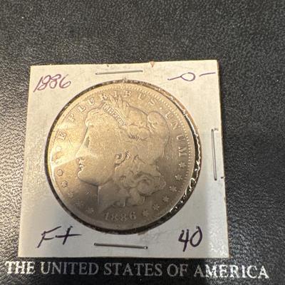 1886 O MORGAN F+