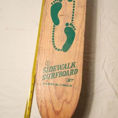 Vintage 1960’s Nash Sidewalk Surfboard Skateboard 2 of 2