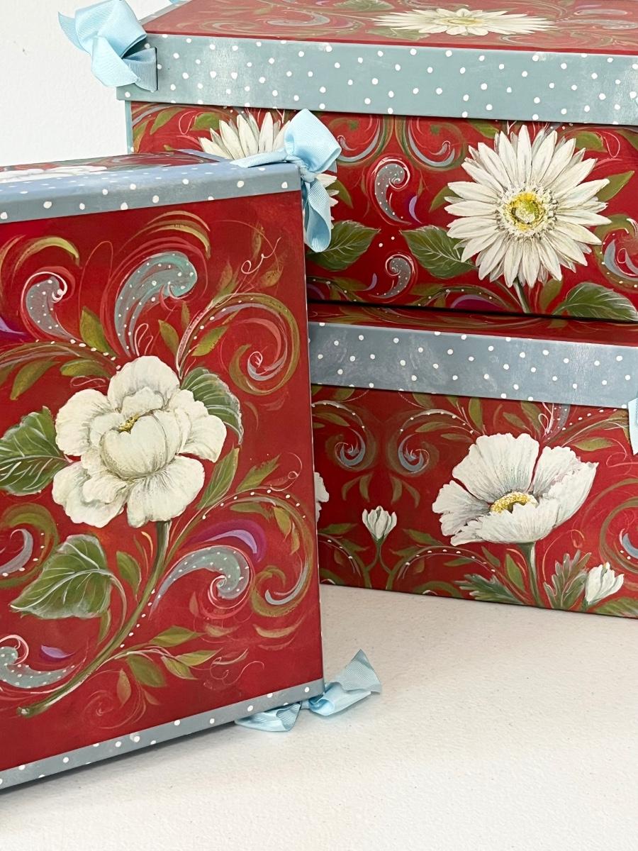 Decorative Storage Containers ~ Set Of Three (3) | EstateSales.org