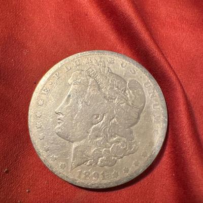 1891 O MORGAN F US COIN