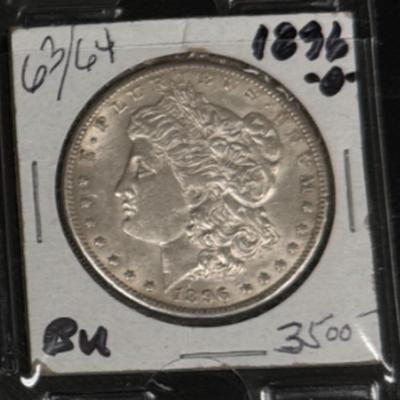 1896 O MORGAN MS 64 U S COINS 1$