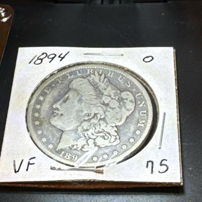 1894 O MORGAN KEY DATE VF 1019