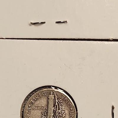 6 Silver Mercury Dime