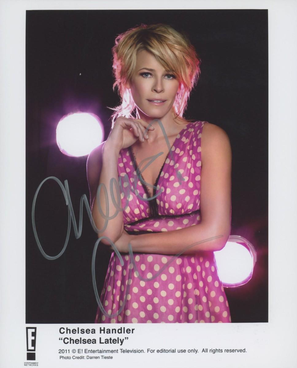 Chelsea Lately Chelsea Handler signed photo | EstateSales.org