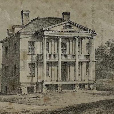 Litho, A Weingartner's Lith, "The Hermitage" Residence of the Late Samuel L. Norton
