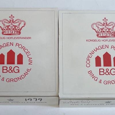 Royal Copenhagen Plate Year 1979 B&G Mother's Day Series