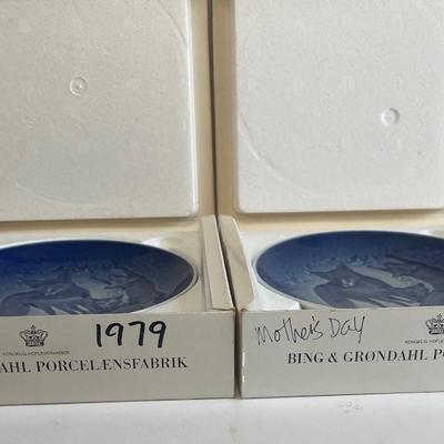 Royal Copenhagen Plate Year 1979 B&G Mother's Day Series