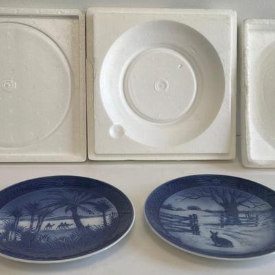 Royal Copenhagen Plates Years 1971, 1972