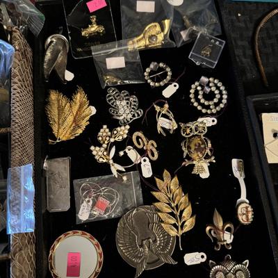 Watches, lighters, Pins, Necklaces and Pins