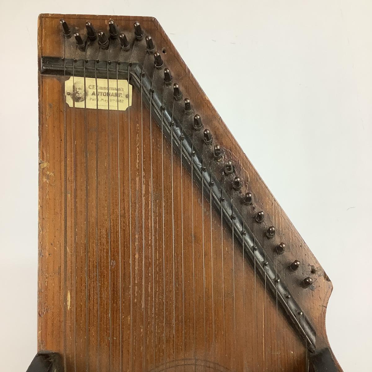 538 Antique Zimmerman Co. Autoharp 23 String Harp | EstateSales.org