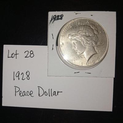 1923 peace dollar