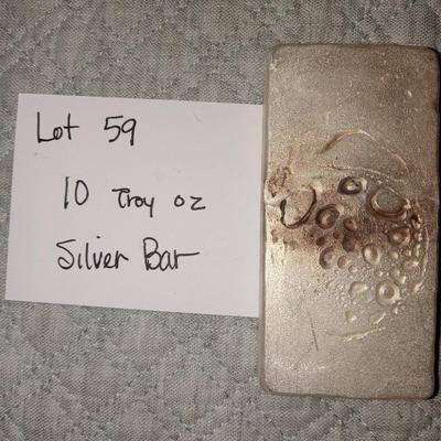 10 Troy oz silver bar