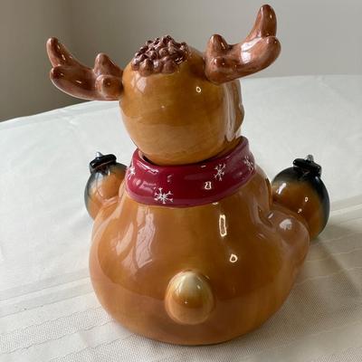 2005 Harry and David Reindeer Cookie Jar