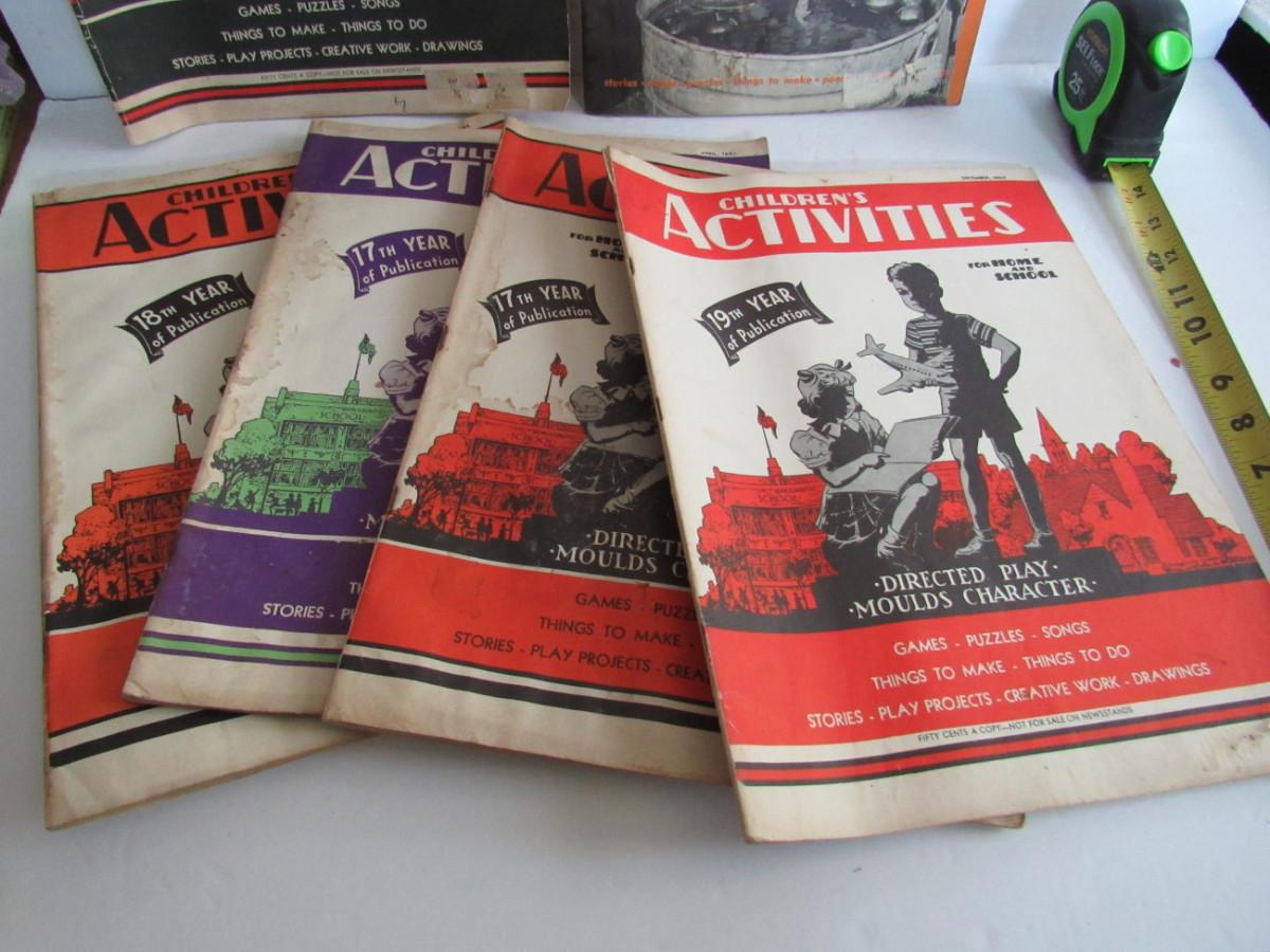 Activity Magazine Model Kid's Vintage Activities Magazines | EstateSales.org