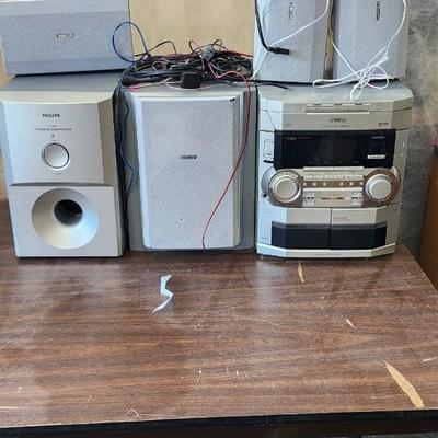 Vintage Philips Pro Logic Model FW-P900/37 Stereo System