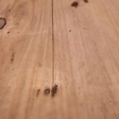 Pine Hall Table with two draws & Mirror two piece