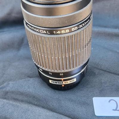 Two Pentax SMC DA-L 50-200mm f/4-5.6 ED and 5.8 55-300 Lens