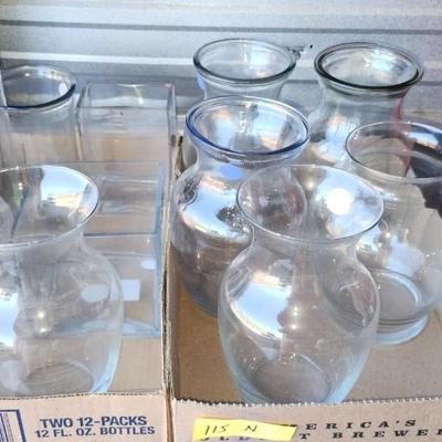 Glass vase Lot