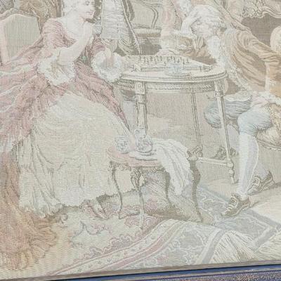 Two Vintage Crafted Antique Needlepoint Tapestry