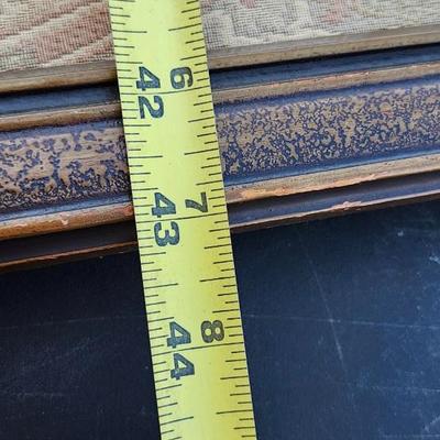 Two Vintage Crafted Antique Needlepoint Tapestry