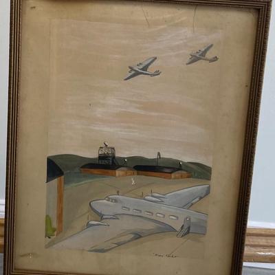 Jimmy Fords Aurospace Watercolor Painting
