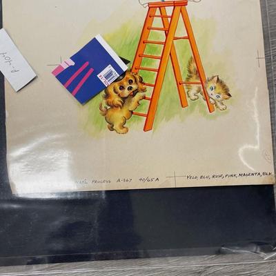 Property Quality Art Novelty Co. Land Print Numbered 90/65A NATL Process A-367