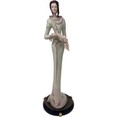 Unique European Antique Meissen Style Figurine - Bottom marked