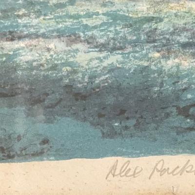 ALEX PACKHAM SIGNED LITHOGRAPH/ COA NO: 93/357