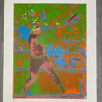 Signed Robert Jones lithograph Artist Proof