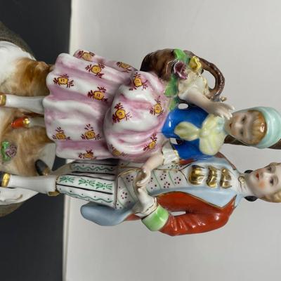 Pair Victorian Dancers Table Lamp