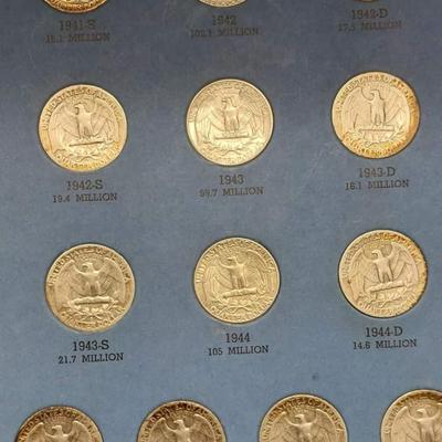Silver Washington Quarters book including key date 1932