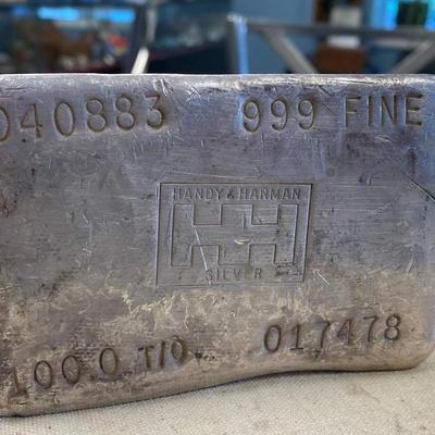 100 Oz 999 Silber Bar