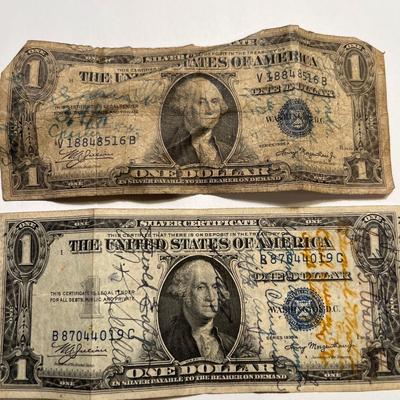 Sale Photo Thumbnail #149: Writing is on both bills