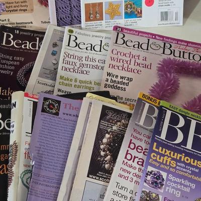 Large Lot of Beading Magazines #1