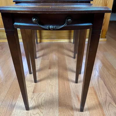 Mahogany Nesting Tables - Set of (3)