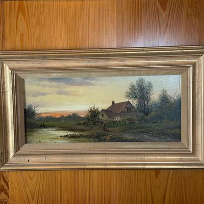 Pair of Original Paintings Signed by J.C. Jonas