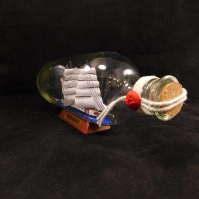 USCG "Eagle" Ship In A Bottle 10"
