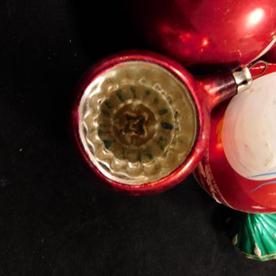 Set of 10 Very Vintage Christmas Ornaments
